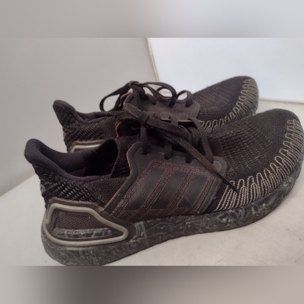 Adidas Mens Ultra Boost 20 James Bond 007 Triple Black 7.5 Sneakers Shoes J